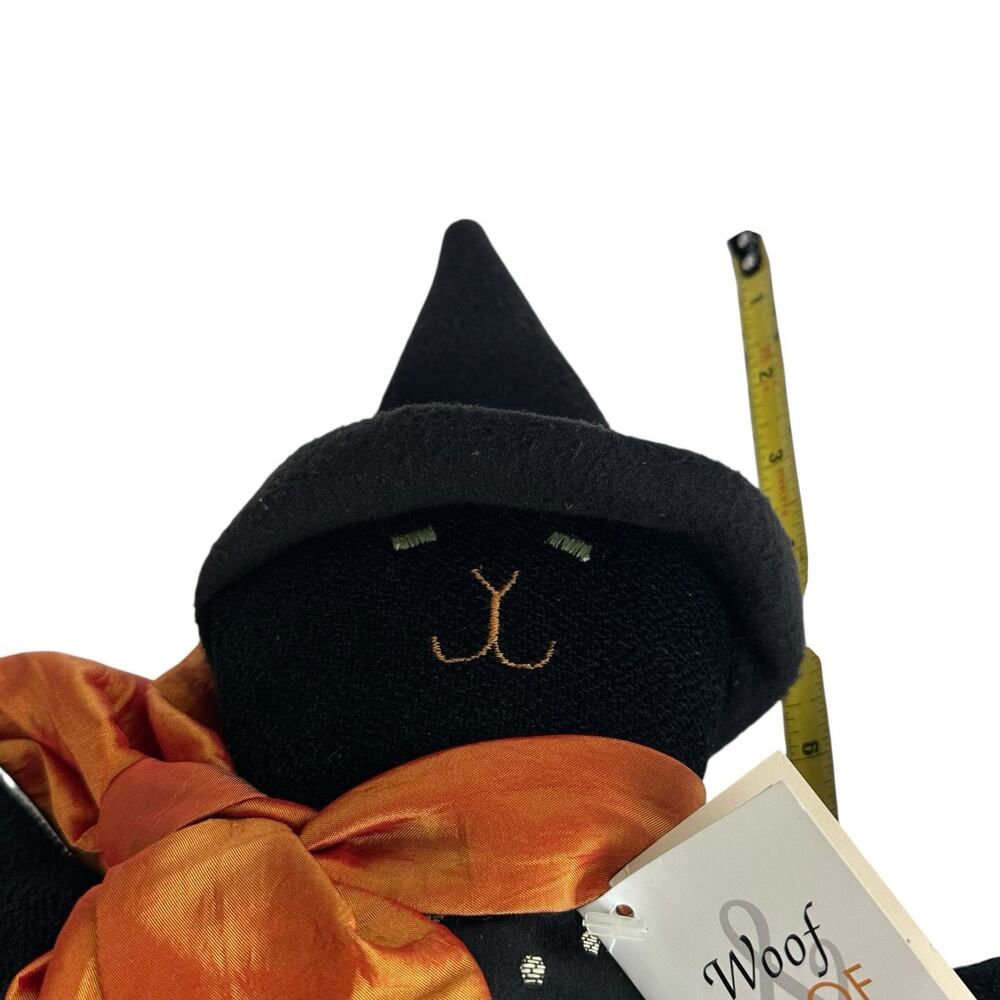 Woof & poof Halloween witch hat black cat Home Decor - Picture 6 of 10